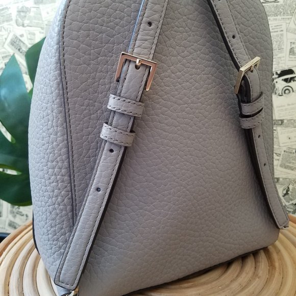 Soft Taupe Gray Caden Carter Backpack Kate Spade - Picture 6 of 10